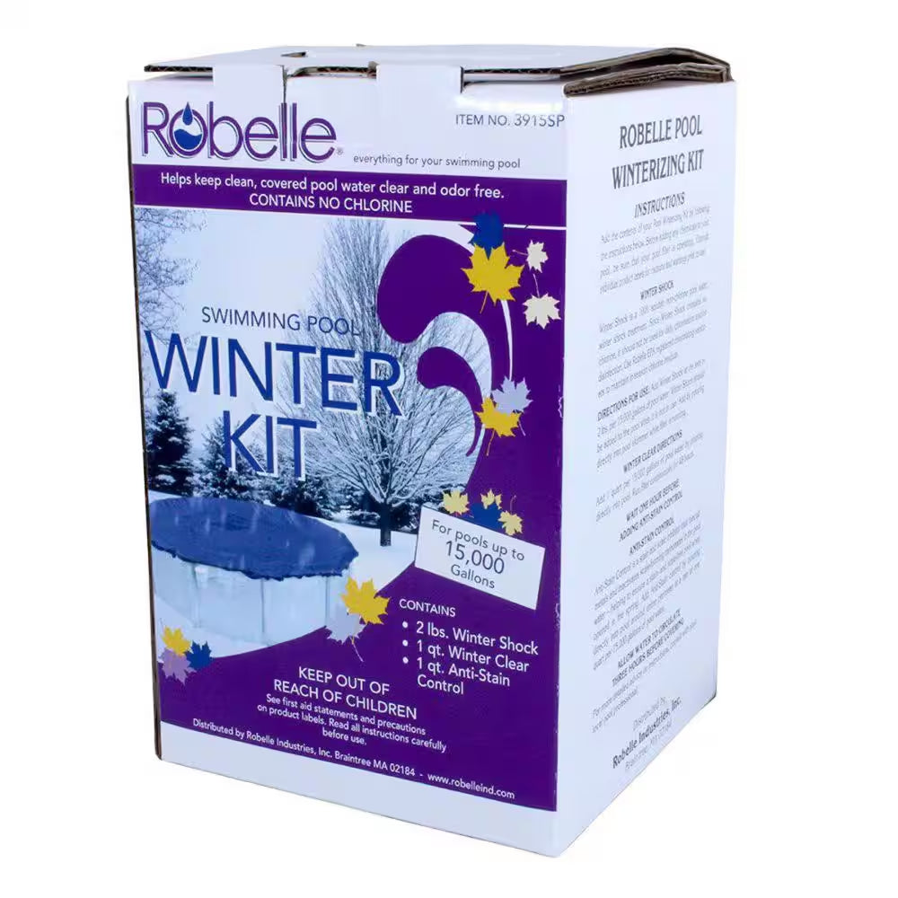 Triple-Action 15,000 Gallon Swimming Pool Winter Closing Chemical Kit