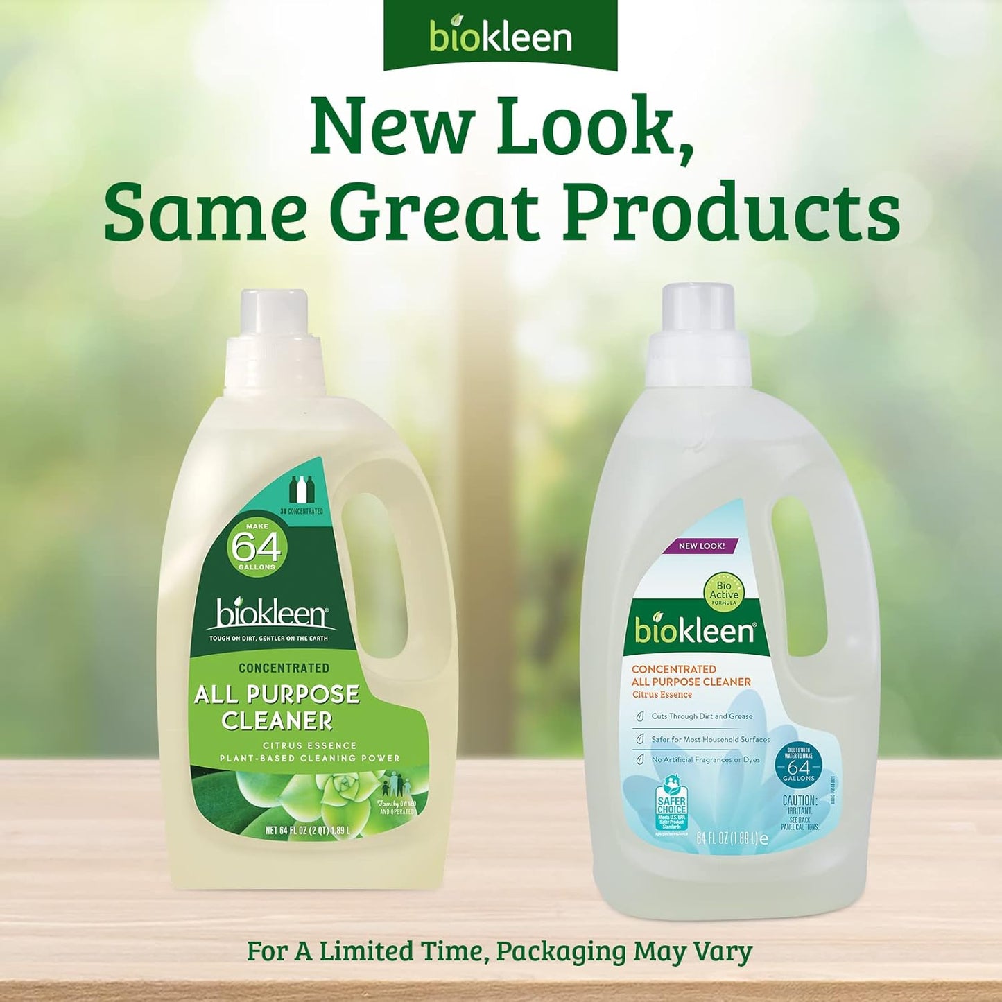 Natural All Purpose Cleaner - Makes 64 Gallons - Super Concentrated, Eco-Friendly, Plant-Based, No Artificial Fragrance, Colors or Preservatives, 64 Ounces