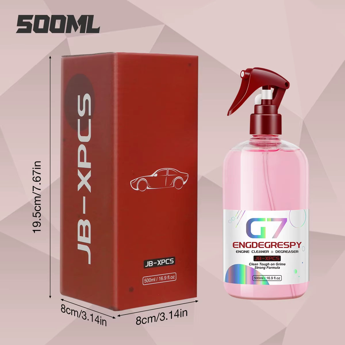 Car Engine Bay Cleaner Powerful Decontamination Cleaning Product for Engine Compartment Car Cleaning Product G7 ENGDEGRESPY
