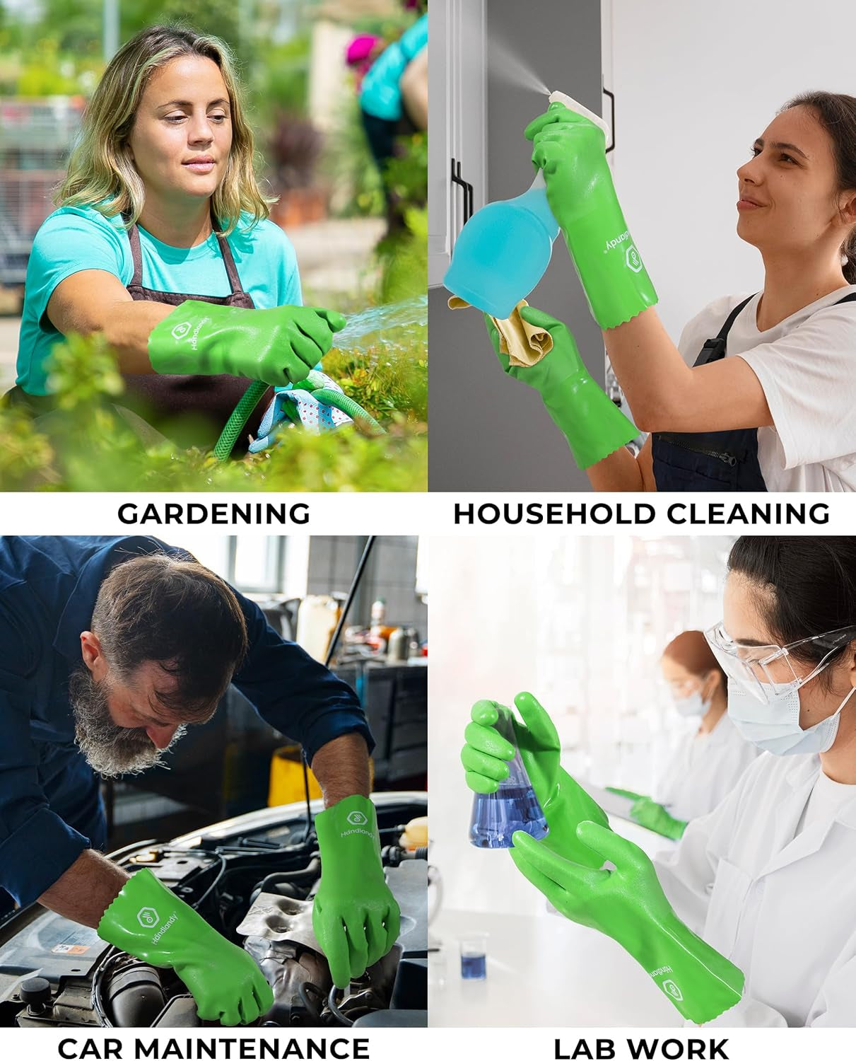 Chemical Gloves, Heavy Duty Cleaning Gloves