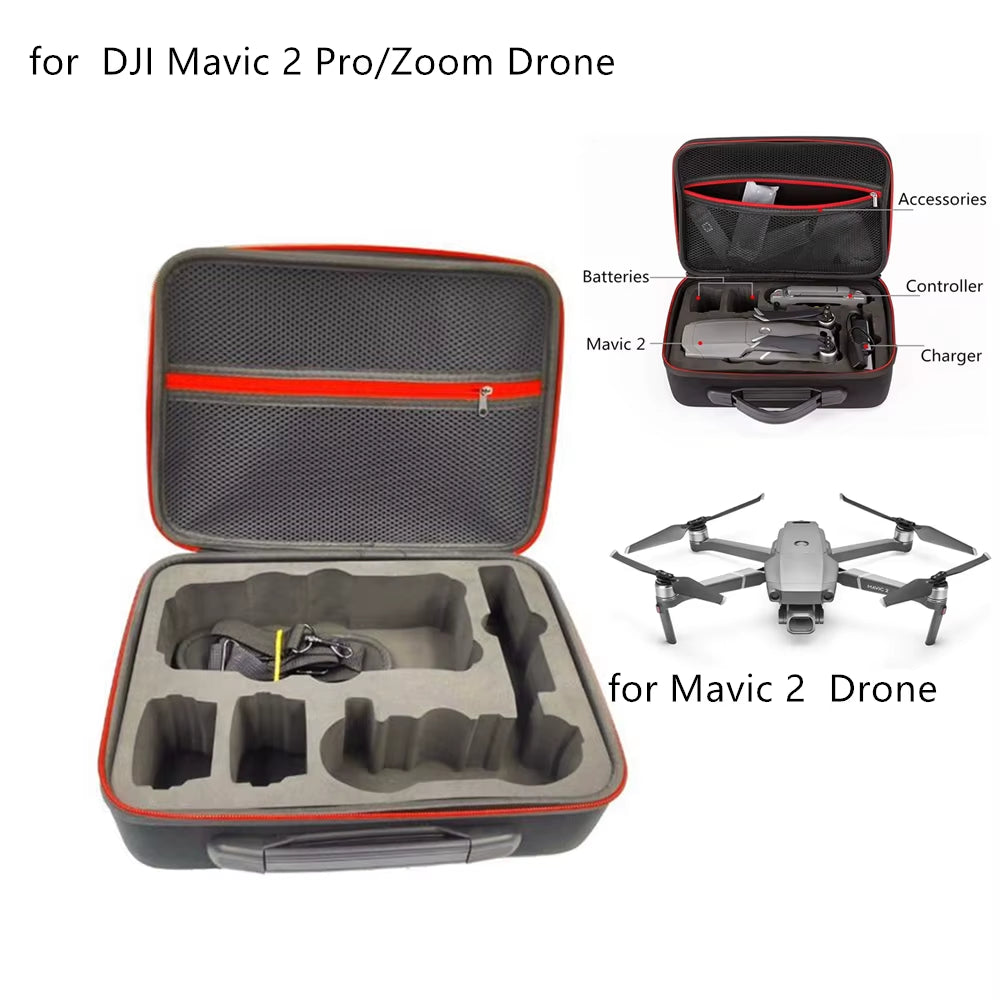 Mavic Pro Hardshell Shoulder Waterproof Bag Case Portable Storage Box Shell Handbag for MAVIC Pro for MAVIC 2 Pro/Zoom
