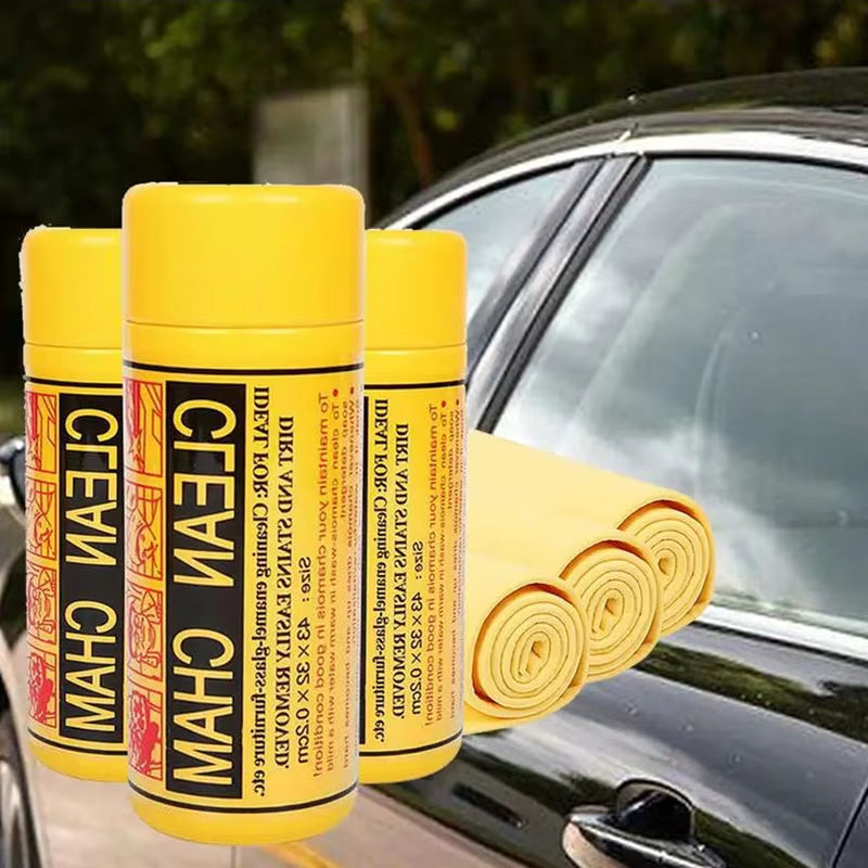 Pva Wash Car Towel Premium Quick-Dry Towel Ultra Absorbent Scratch-Free Reusable for Auto Maintenance Soft Deerskin Cloth