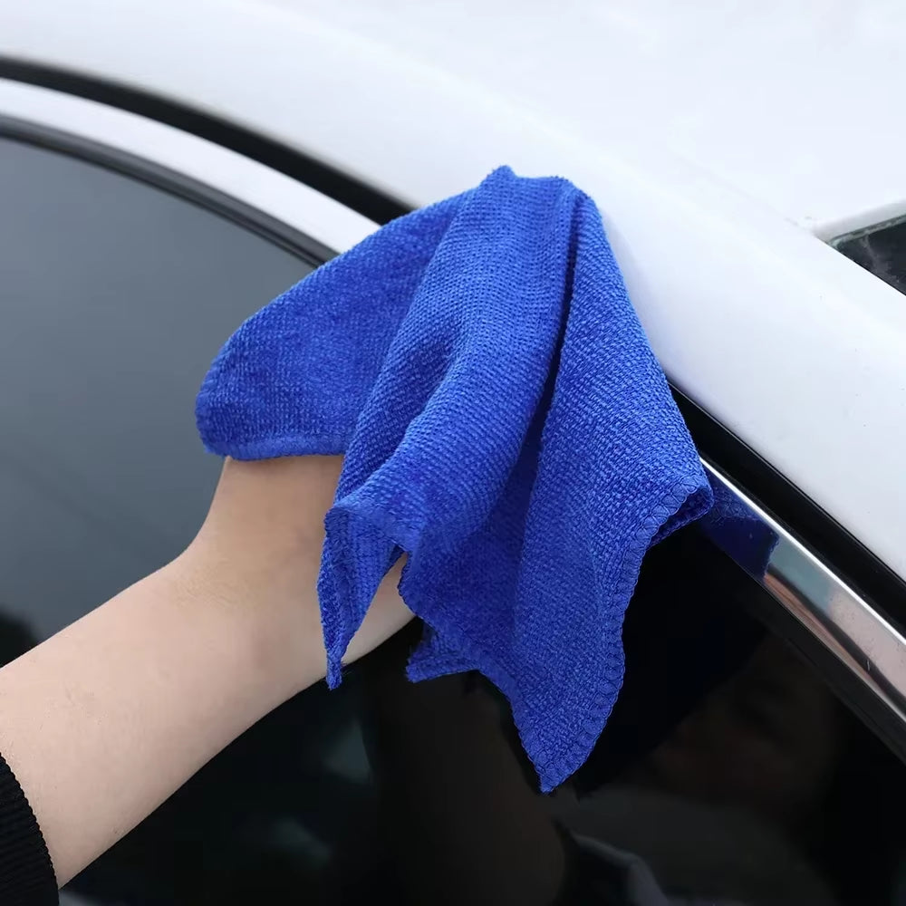 Thin Microfiber Cleaning Cloths Lint Free Microfiber Cleaning Towel Cloths Reusable Cleaning Towels Absorbent for Car Window