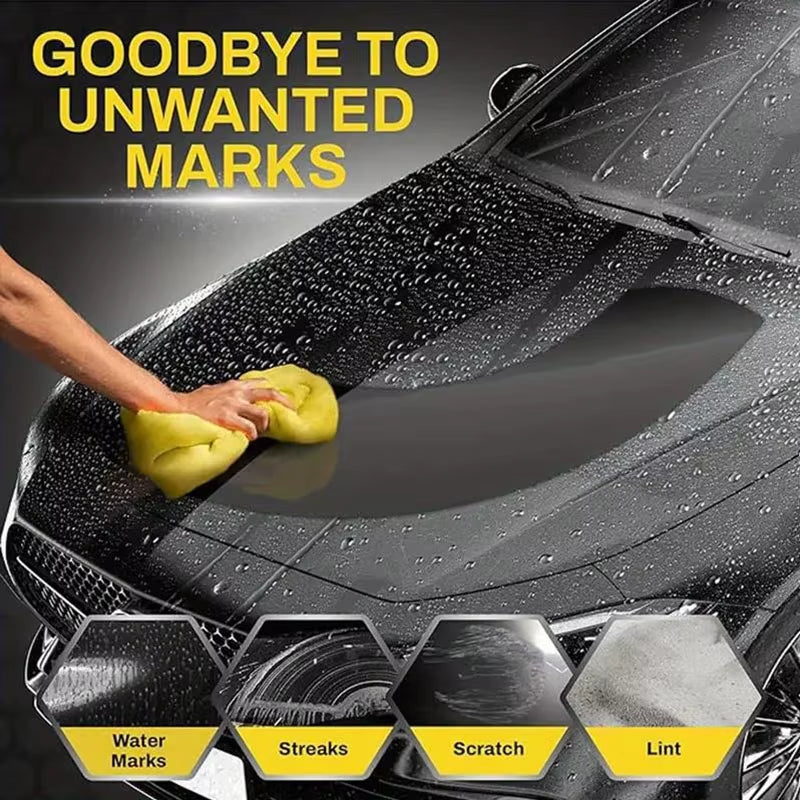 Pva Wash Car Towel Premium Quick-Dry Towel Ultra Absorbent Scratch-Free Reusable for Auto Maintenance Soft Deerskin Cloth