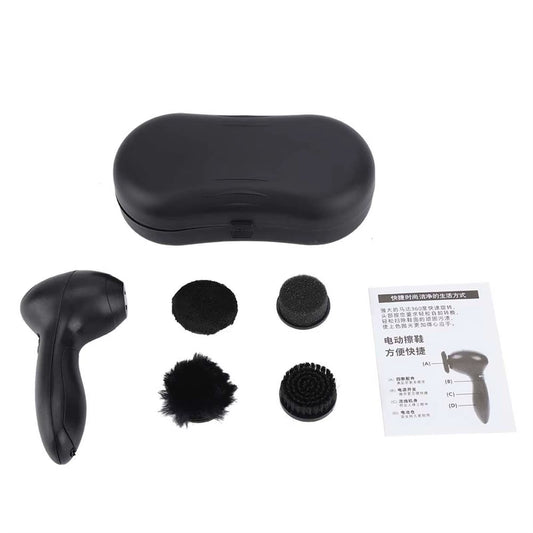 Leather Electric Brushes Portable Electric Shoe Polisher Machine Cleaning Brushes for Leather Bags Car Maintenance