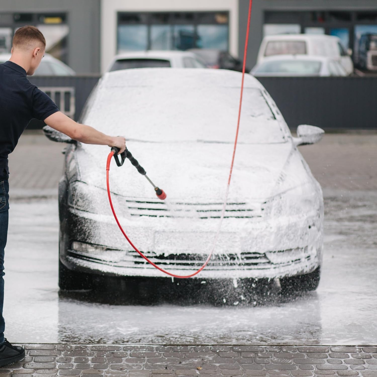 Wash & Wax 1 Gallon Ultra Foaming, Carnauba Shine Enhancer, Grease and Grime Remover, Paint, Glass, Chrome Safe, Foam Cannon & Bucket Compatible