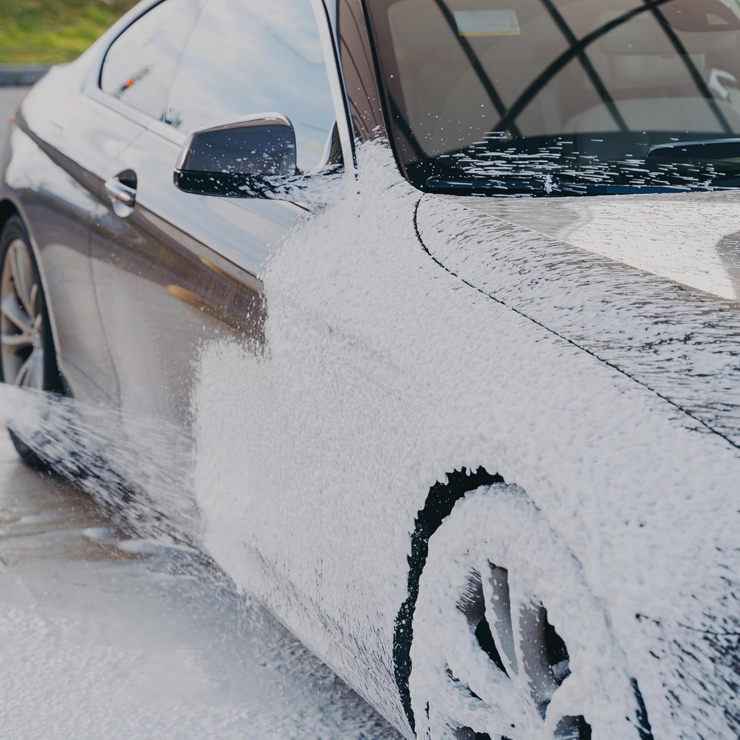 Wash & Wax 1 Gallon Ultra Foaming, Carnauba Shine Enhancer, Grease and Grime Remover, Paint, Glass, Chrome Safe, Foam Cannon & Bucket Compatible