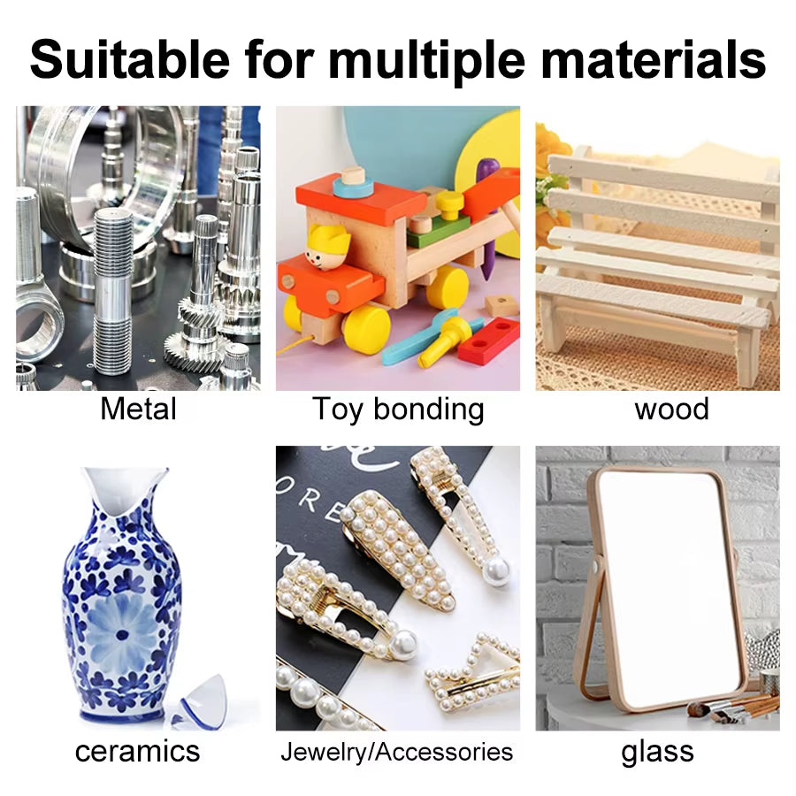 Super Glue All-Purpose Liquid 20G - Fast Drying Clear CA Adhesive for Metal,Plastic, Wood, Ceramic, Glass & DIY Repairs Easy Use