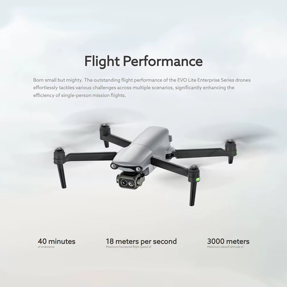 Autel EVO Lite 6K Enterprise 1Inch CMOS Visible-Light Camera ISO MAX 48000 4K/30Fps Video Professional Drones Flying New
