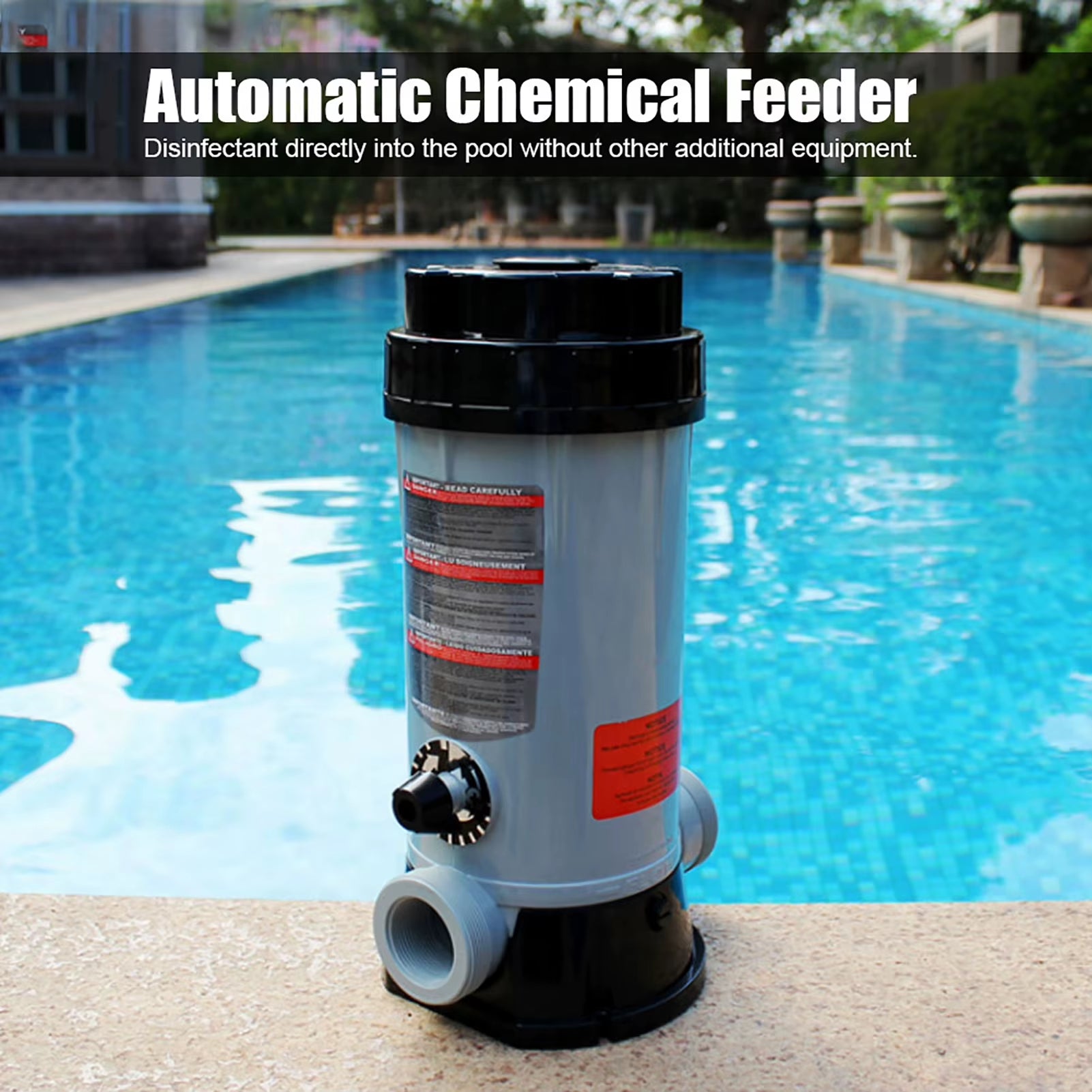 CL‑200 Automatic Chemical Feeder Chlorine Dispenser Chlorinator Swimming Pool Disinfection Equipment Automatic Chlorine Feeder
