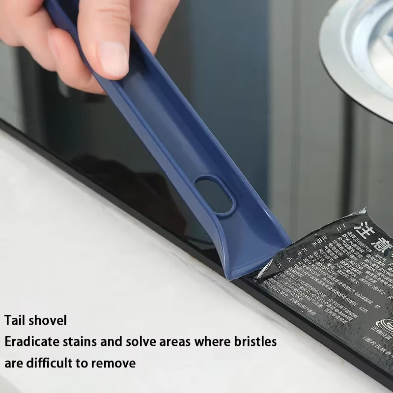 Effective Cleaning Brush for Corners and Gaps - 2-In-1 Multipurpose Bathroom and Floor Tiles Cleaning Brush