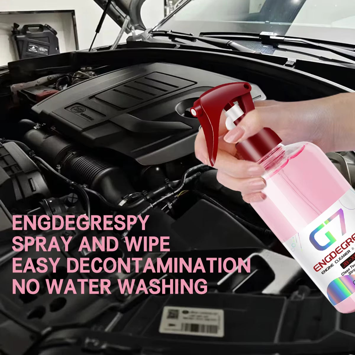 Car Engine Bay Cleaner Powerful Decontamination Cleaning Product for Engine Compartment Car Cleaning Product G7 ENGDEGRESPY