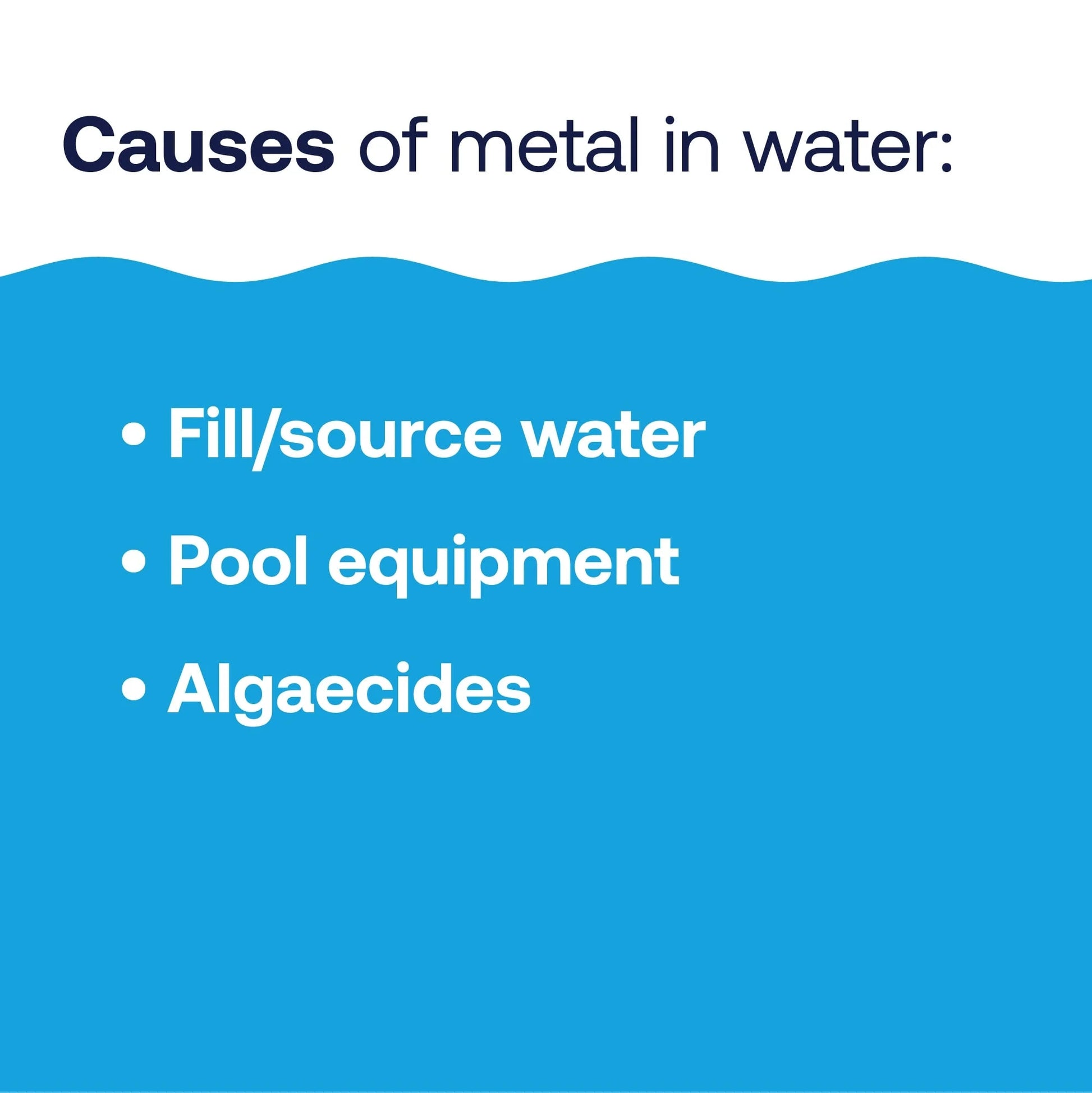 Metal & Stain Defense Liquid Pool Chemical, Stain Preventer, for All Pool Types, 1 Qt