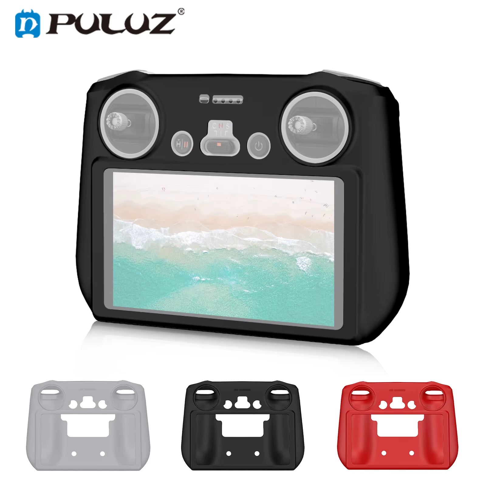 PULUZ Soft Silicone Case for  Mini 3 Pro /  RC Remote Controller Scratch-Proof Protective Skin Cover Accessories