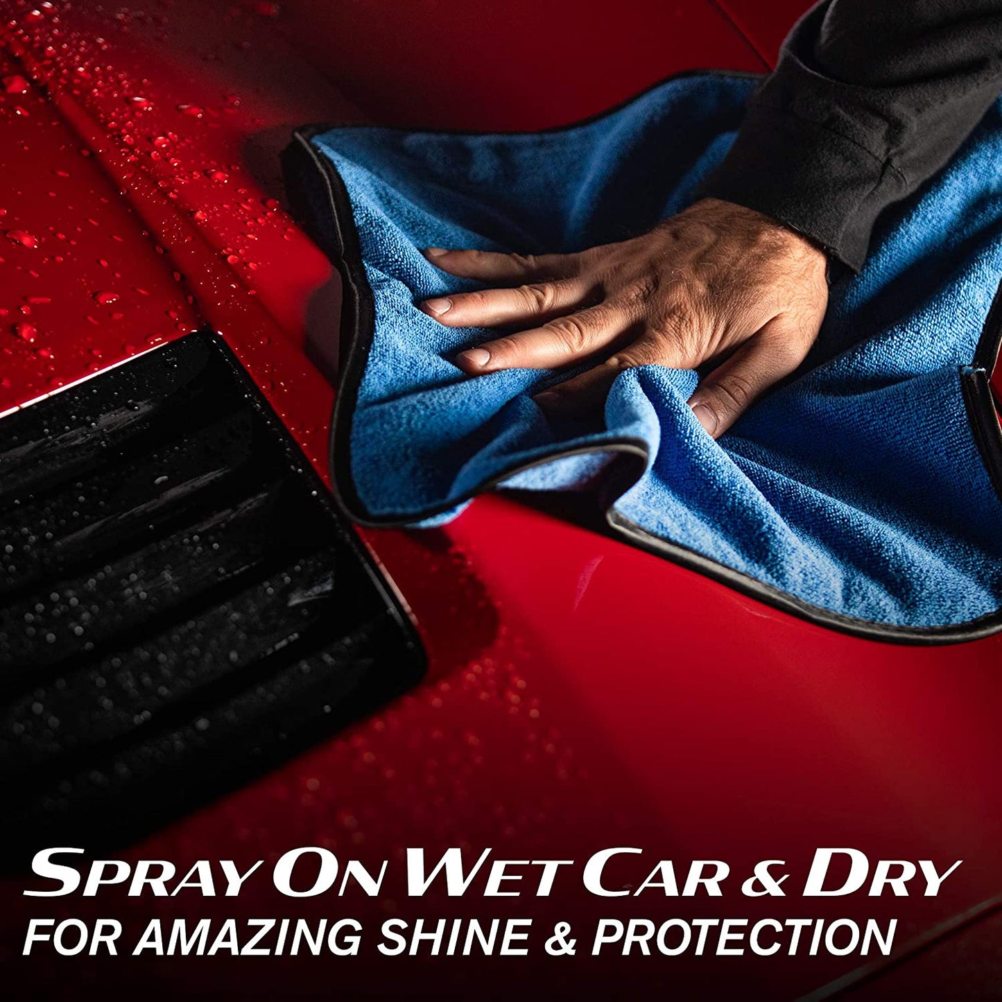 53410 Hybrid Solutions Ceramic Wet Wax, One Step Shine and Protection Solution, Extreme Water Beading, Keeps Vehicle Cleaner for Longer, No Streaks, 26 Oz. (Pack of 1)