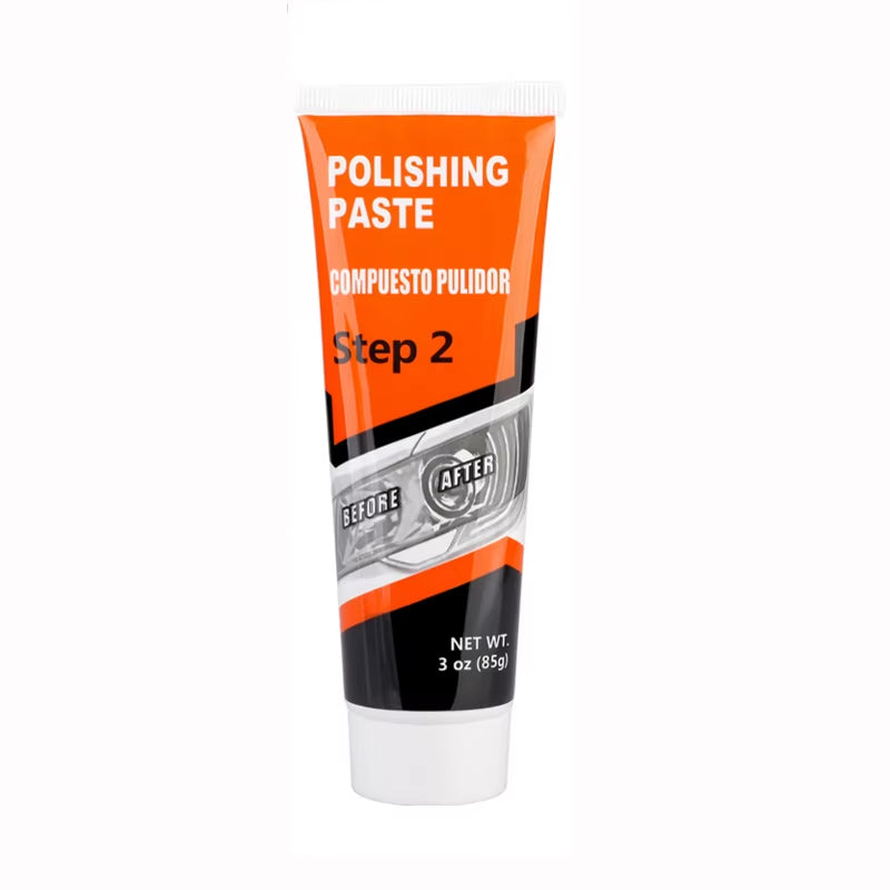 Car Headlight Restoration Polishing Kits Chemical Brightener Headlamp Repair Light Lens Polisher Cleaning Paste Refurbish Tool