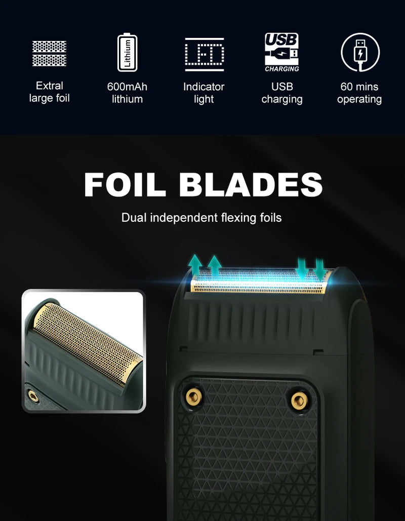 V-353 Shaver Professional Razor Electric Shaving Machine Portable Beard Trimmer Rechargeable Razor Mini Shaver for Men