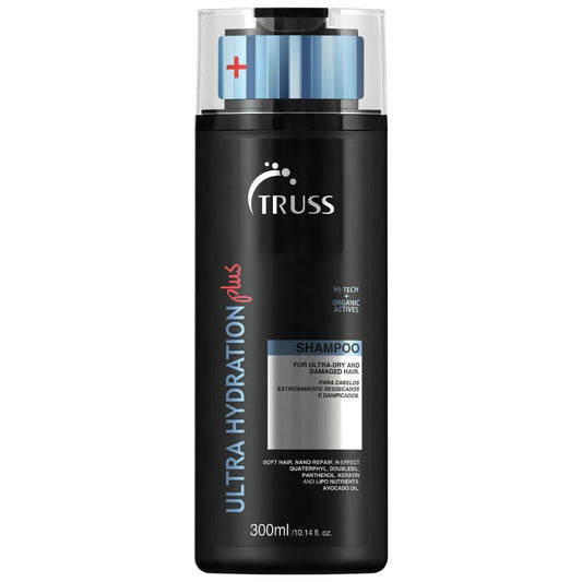 Ultra Hydration plus Shampoo - for Color and Chemical Treated Hair - Restores Elasticity, Revitalizes, Adds Body & Shine to All Hair Types & Textures