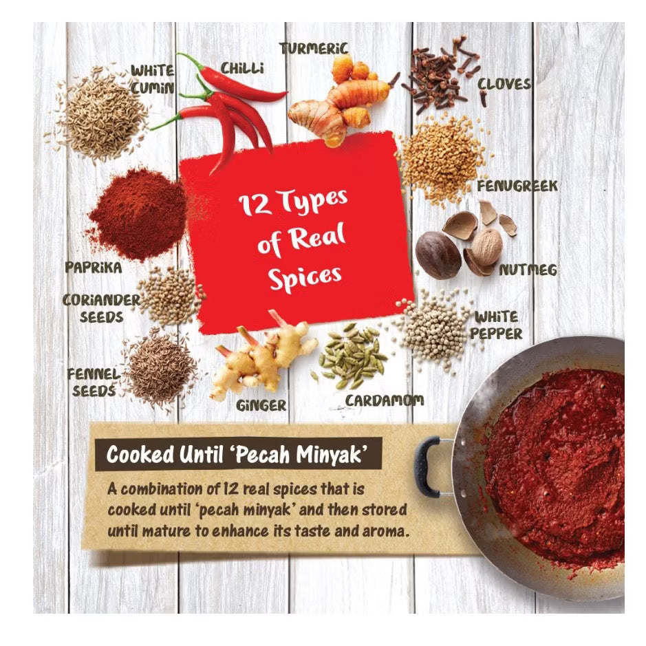 ￼[Carton of 12] MAGGI Two Minute Curry 79g x 5 Packs (Halal)