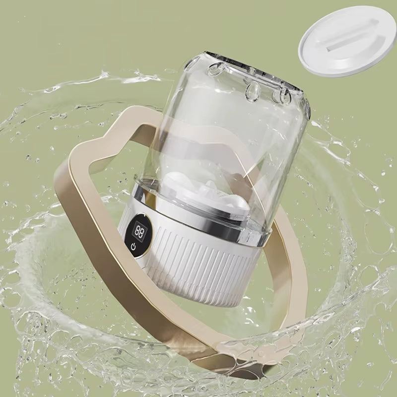 Mini Washing Machine Household Electric Washing Cup Underwear Socks Small Wireless Charging Washing Machine