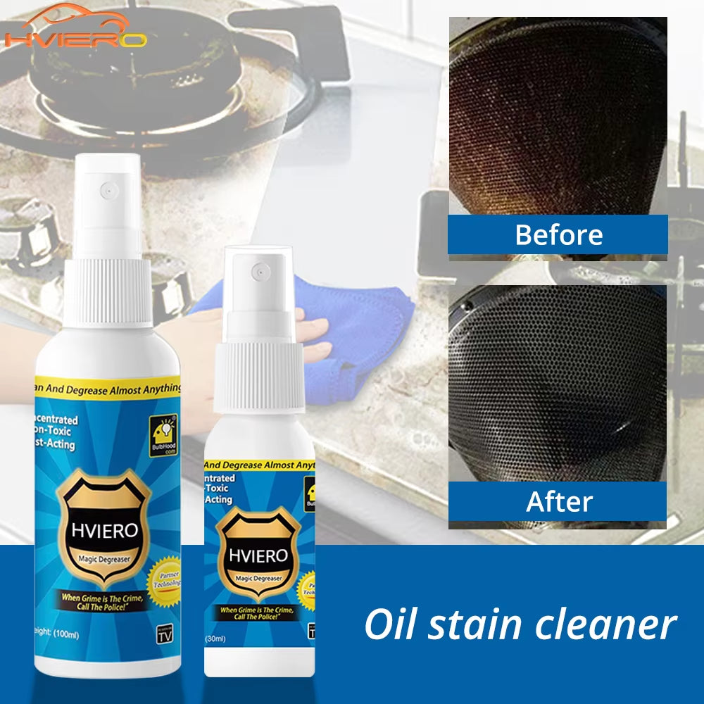 30Ml/100Ml Auto Oil Cleanser Degreaser Kitchen Cleaner Spray Grease Degreaser Cleaner Spray Degreaser Dilute Dirt Car Renovate
