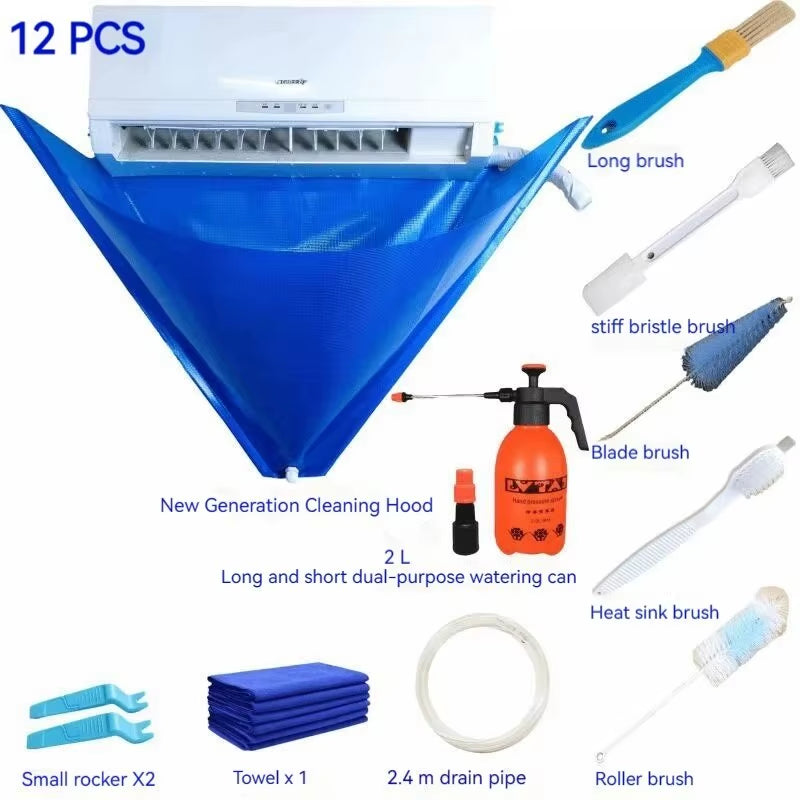Air Conditioner Cleaning Tools Cleaning Covers Cleaning Water Receiving Bags Household Hanging Air Conditioner Cleaning Sets