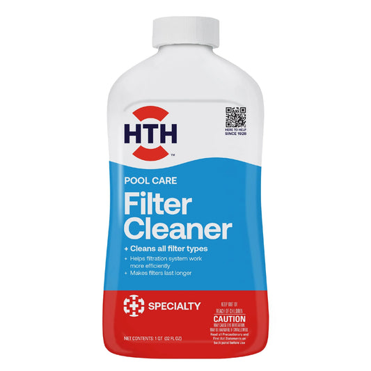 Pool Care Filter Cleaner Liquid for All Filter Types, 32 Fl Oz