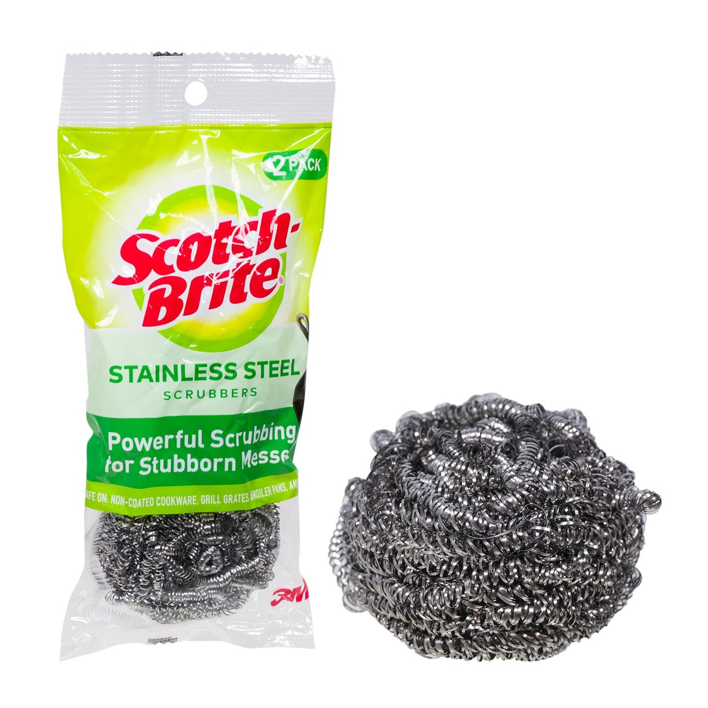 2 Pack Scotch Brite Stainless Steel Scourer