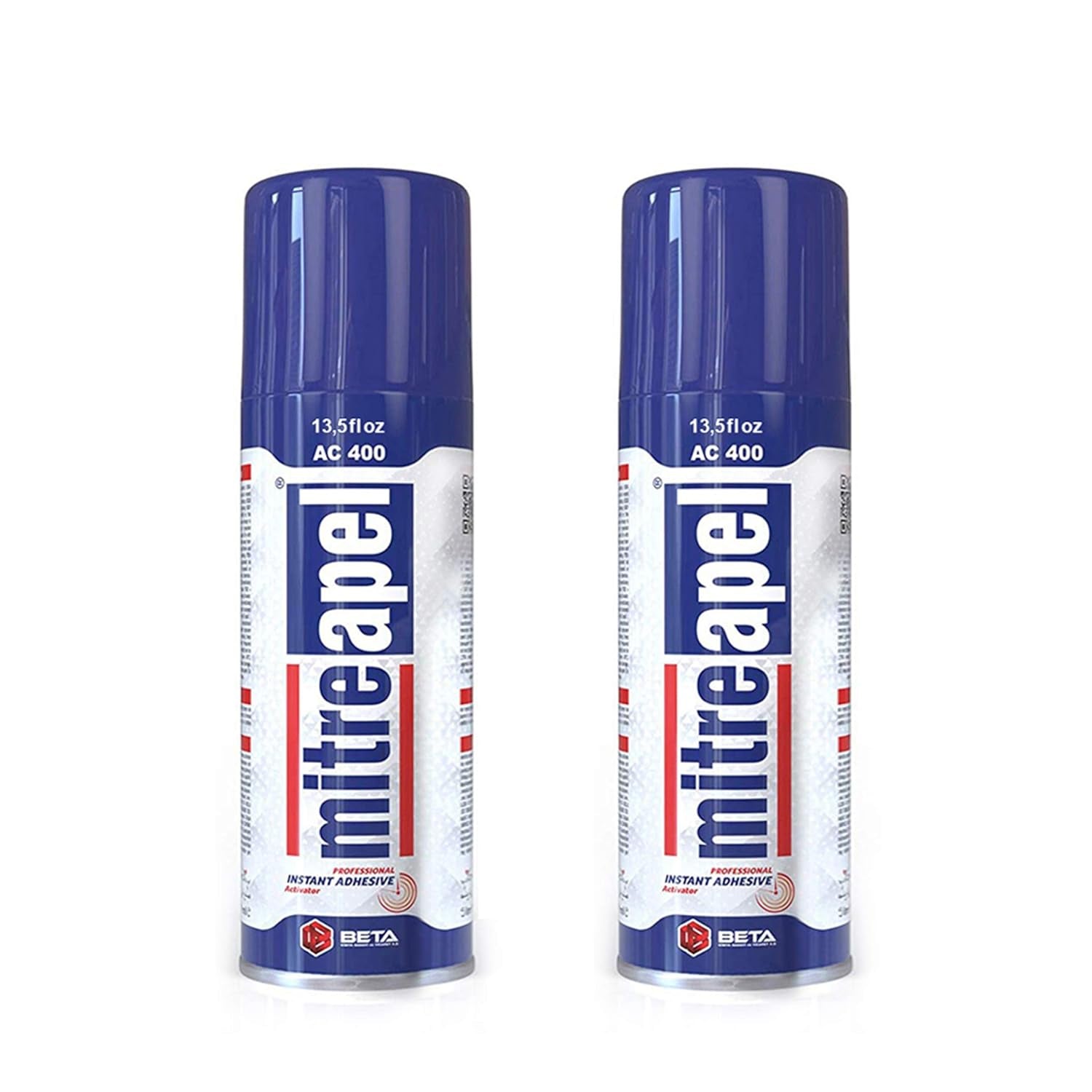 Activator (2 X 13.5 Fl Oz) Spray Accelerator for CA Super Glues (2 Pack)