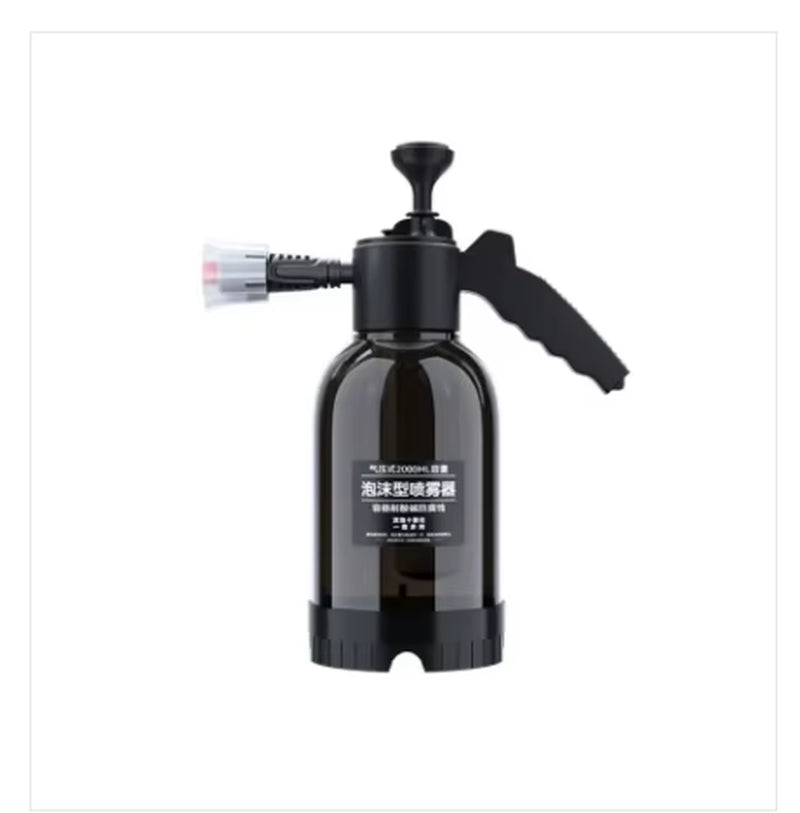 2L Foam Sprayer Car Wash Hand-Held Foam Watering Can Air Pressure Sprayer Plastic Disinfection Water Bottle Car Cleaning Tools