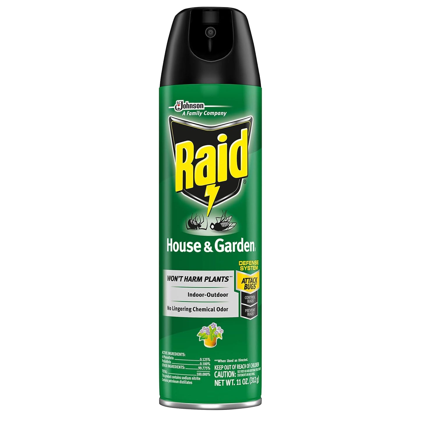 House & Garden I, Indoor & Outdoor Insecticide Spray, 11 Oz. (Pack of 1)