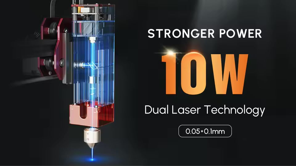 AlgoLaser DIY KIT 5W 10W Output Marker DIY Desktop Mini Laser Engraver Cutter 400mm x 400mm