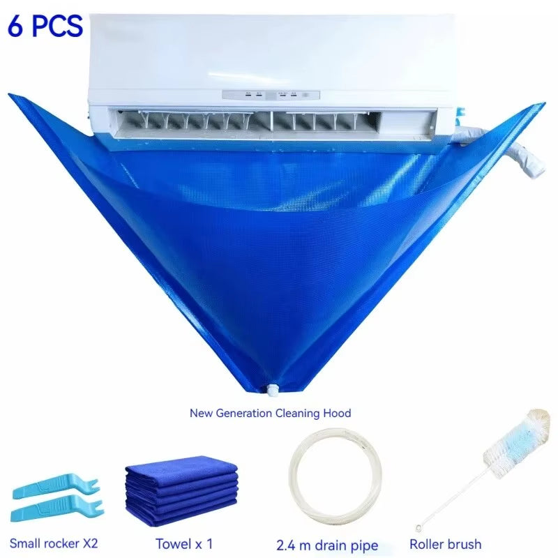 Air Conditioner Cleaning Tools Cleaning Covers Cleaning Water Receiving Bags Household Hanging Air Conditioner Cleaning Sets