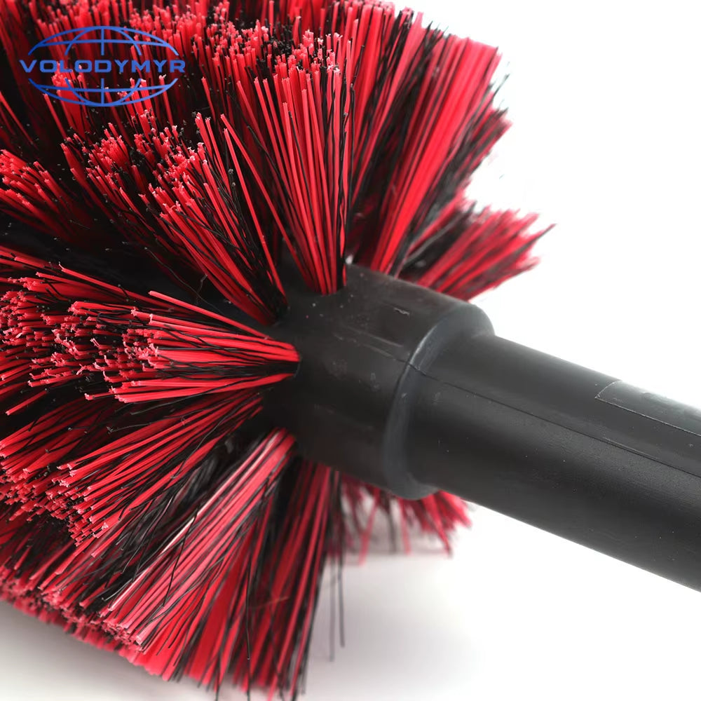 Car Wheel Brush Rim Cleaner with Long Handle for Car Wash Detailing Cleaning Tools Carwash Clean Washing Car Accessories