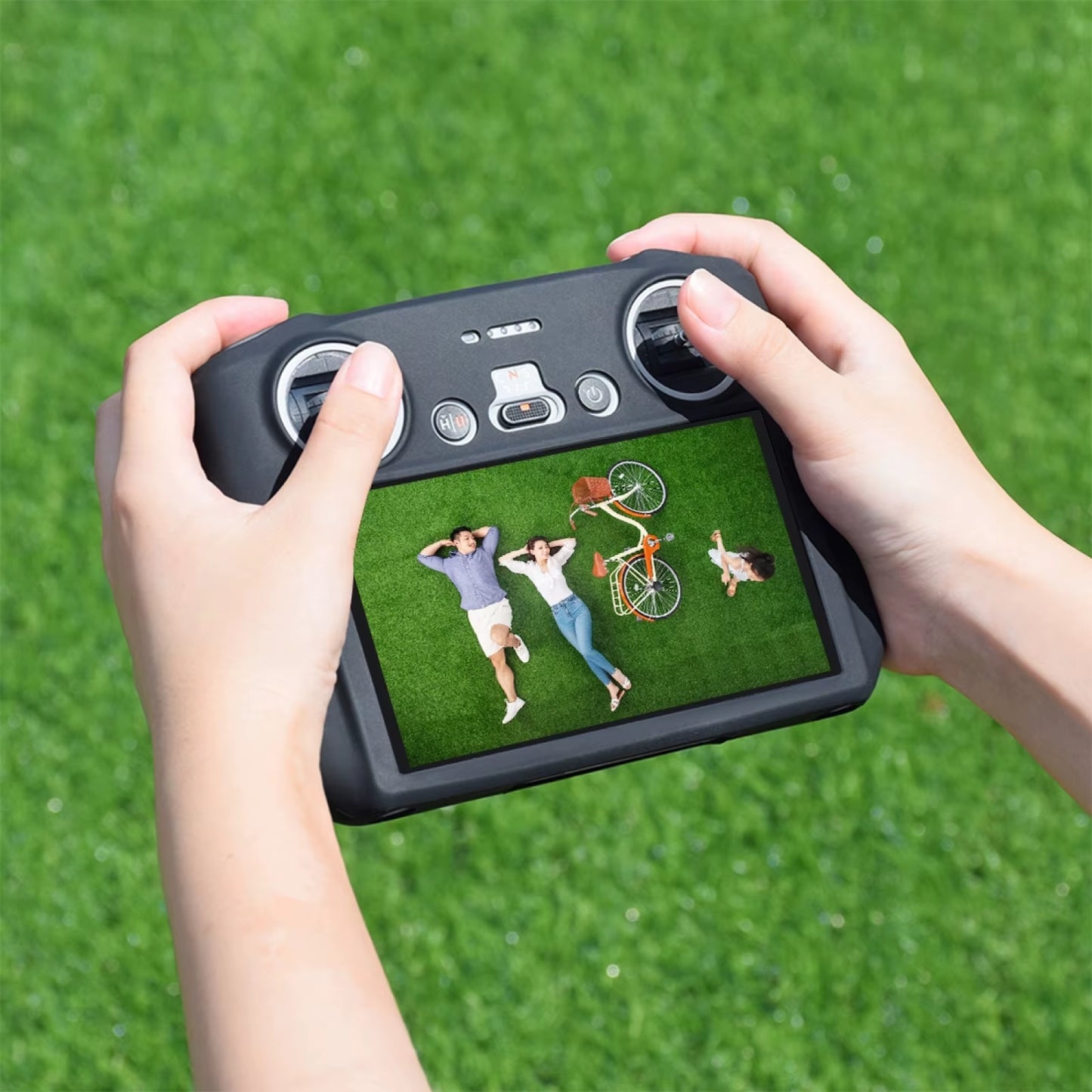 PULUZ Soft Silicone Case for  Mini 3 Pro /  RC Remote Controller Scratch-Proof Protective Skin Cover Accessories