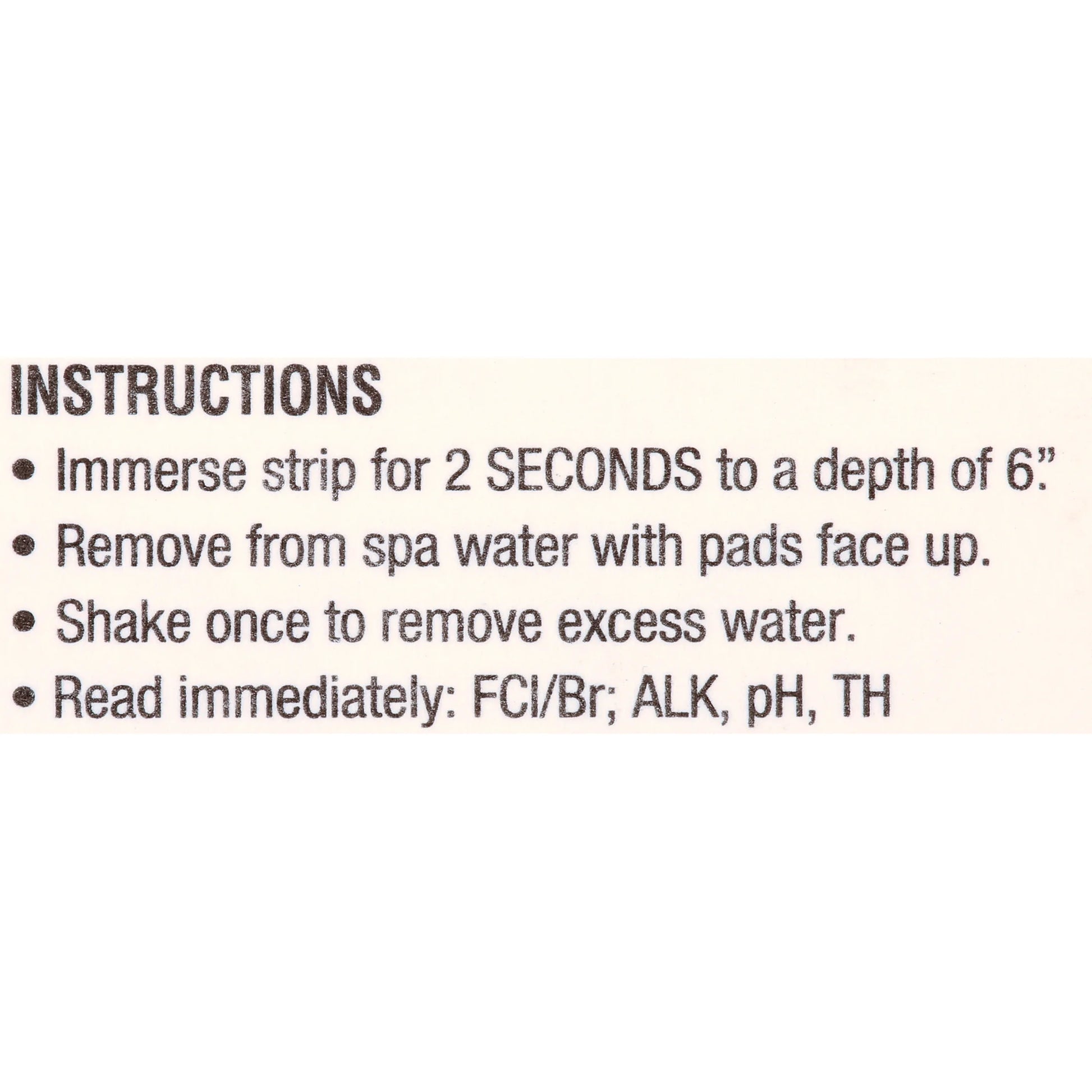 Spa Care 6-Way Pool and Spa & Pool Test Strips, Chemical Tester, 25 Each