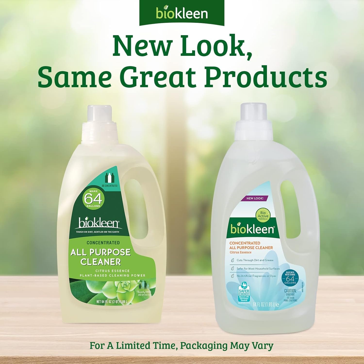 Natural All Purpose Cleaner - Makes 64 Gallons - Super Concentrated, Eco-Friendly, Plant-Based, No Artificial Fragrance, Colors or Preservatives, 64 Ounces