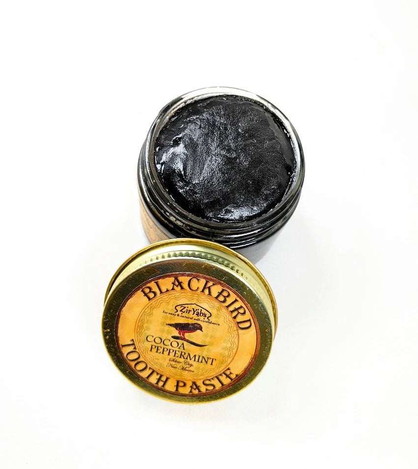 Toothpaste, Calcium, Cocoa, Peppermint, Activated Charcoal, Vegan, Chemical Free, Fluoride Free, Organic, SLS Free