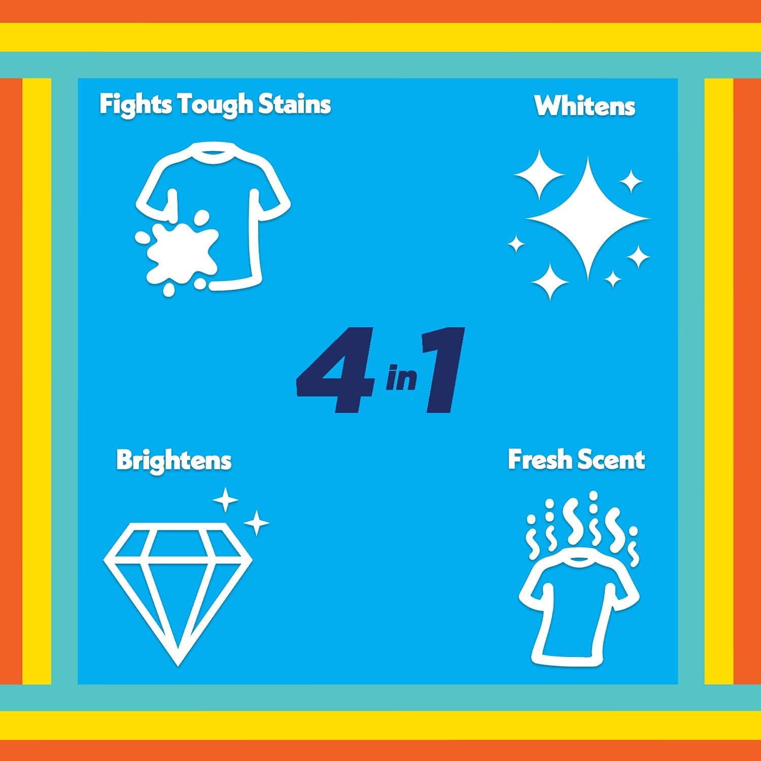 Liquid Laundry Detergent, Stainlifter Fights Tough Stains, for Messy Fun Families, 2X Concentrated, 110 Loads