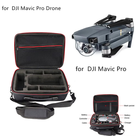 Mavic Pro Hardshell Shoulder Waterproof Bag Case Portable Storage Box Shell Handbag for  MAVIC Pro for  MAVIC 2 Pro/Zoom