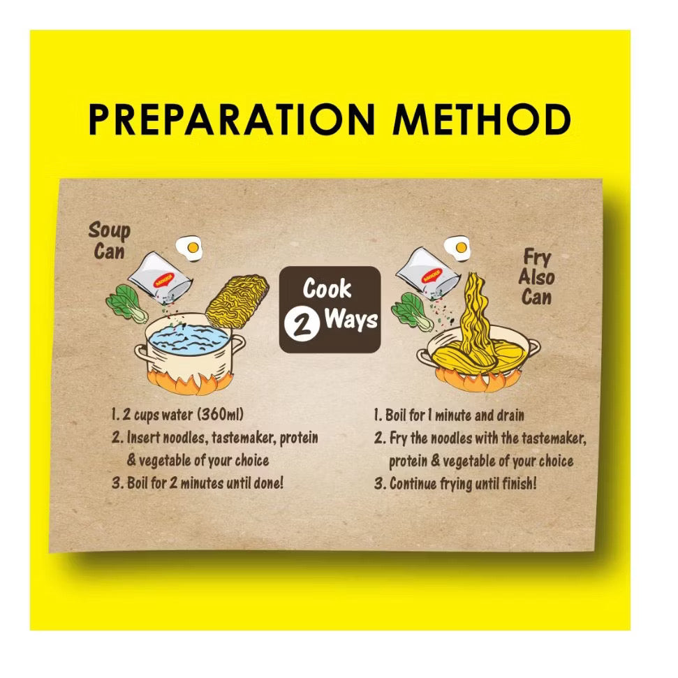 ￼[Carton of 12] MAGGI Two Minute Curry 79g x 5 Packs (Halal)