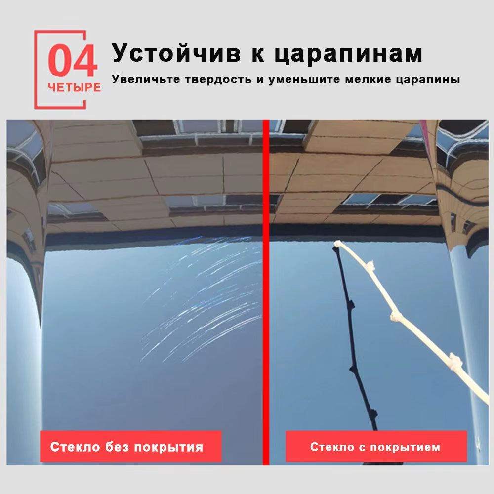 2Pcs 30Ml 10H Anti-Scratch Auto Ceramic Glass Coat Liquid Hydrophobic Paint Care Polish Super Detailing Coating for Car Styling