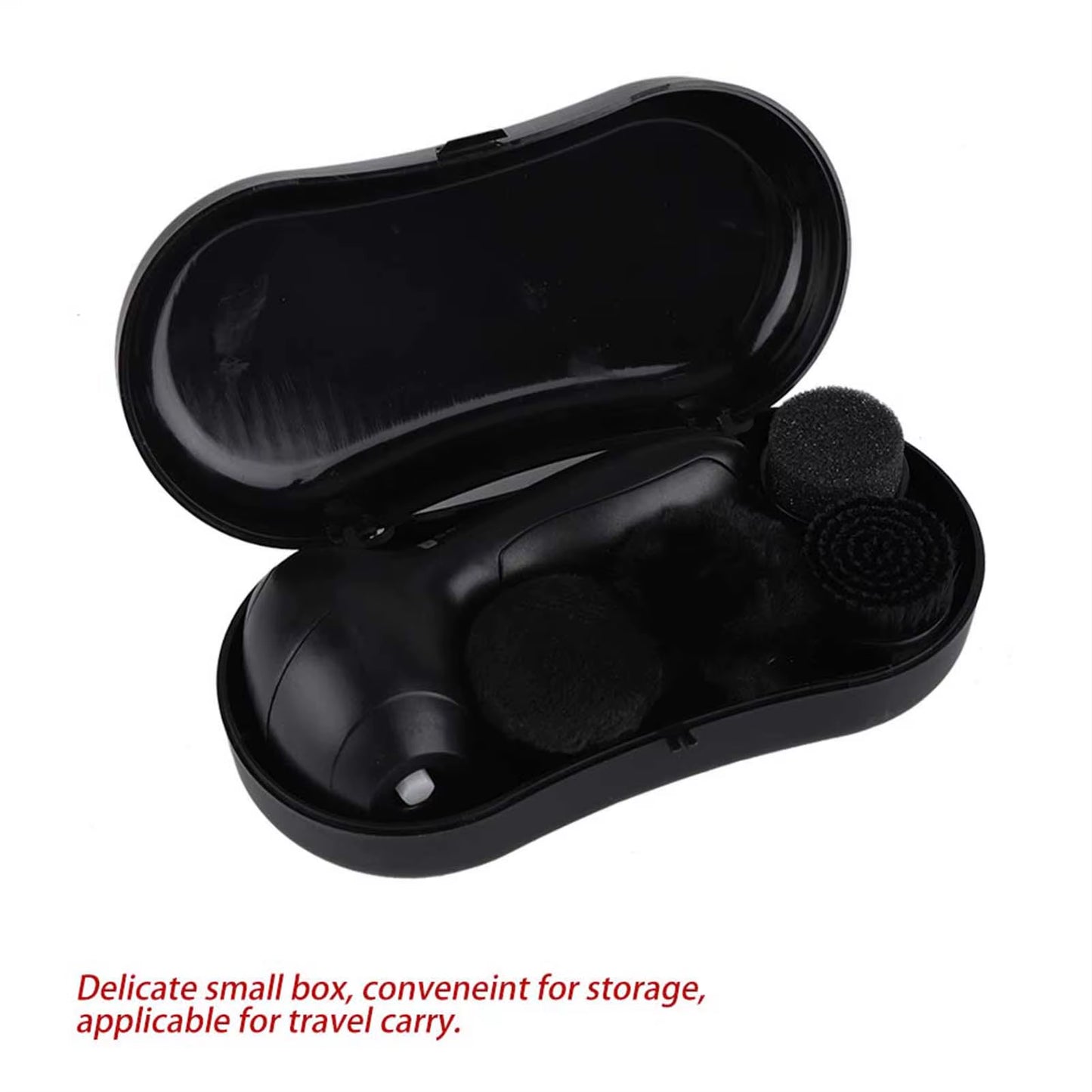 Leather Electric Brushes Portable Electric Shoe Polisher Machine Cleaning Brushes for Leather Bags Car Maintenance