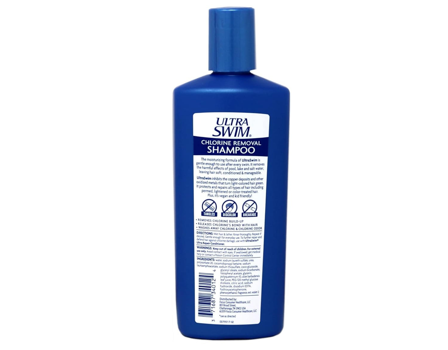 Chlorine Removal Moisturizing Shampoo, 7 Oz., 4 Pack