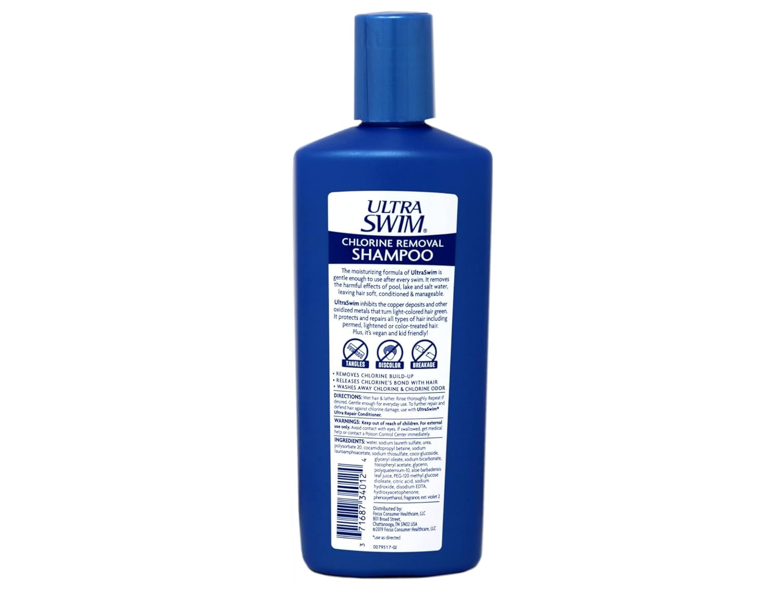 Chlorine Removal Moisturizing Shampoo, 7 Oz., 4 Pack