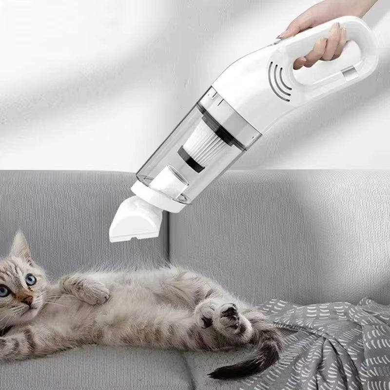 LEIBOO 10000PA Car Vacuum Cleaner Mini Portable Wireless Hand Held Cleaner for Home Appliance Powerful Cleaning Machine