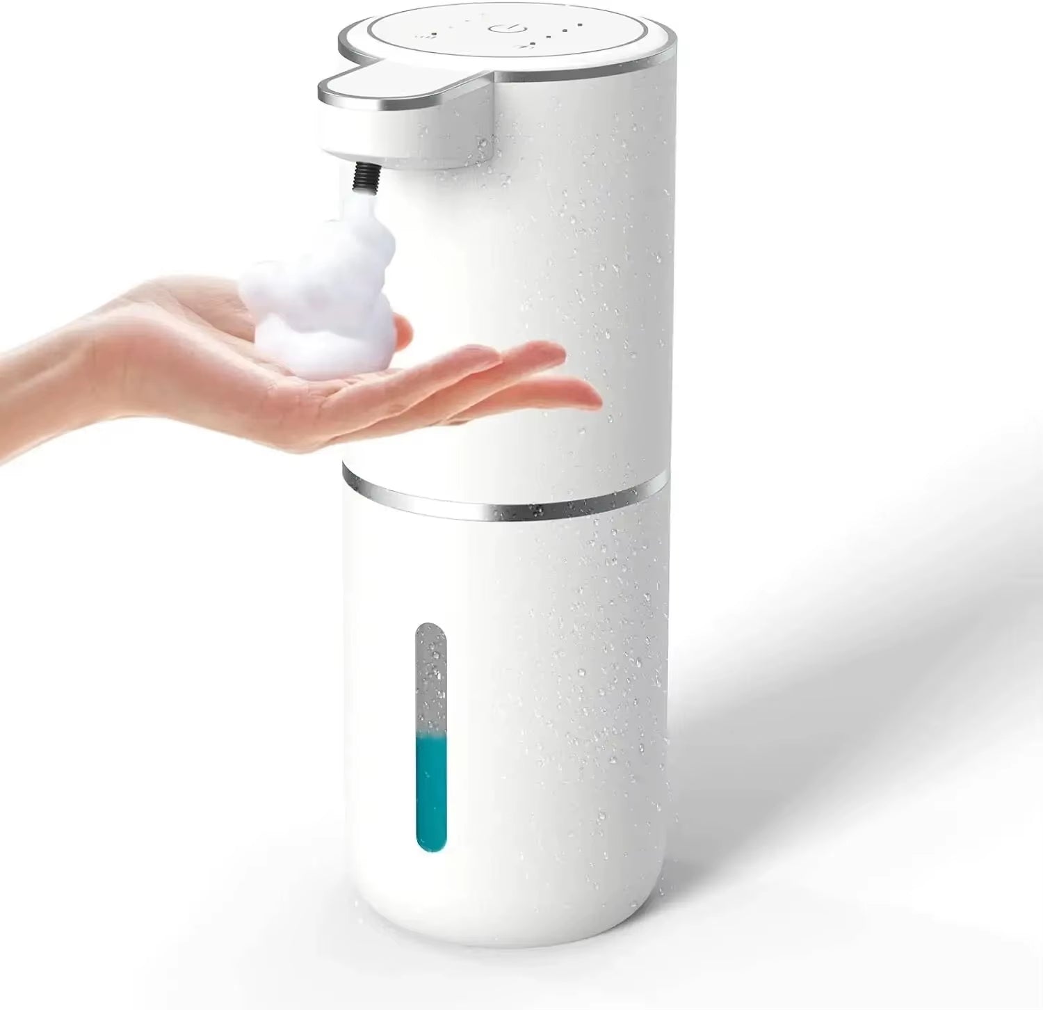 Automatic Soap Dispenser Touchless Foaming Soap Dispenser 380Ml USB Rechargeable Electric 4 Level Adjustable Foam Soap Dispenser