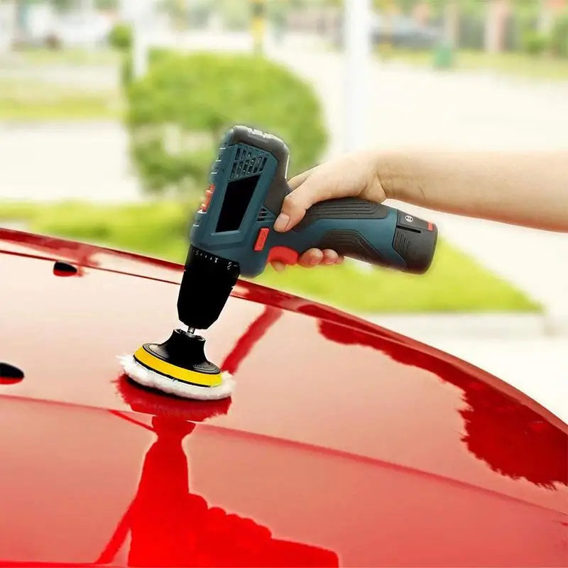 Universal Car Polish Pad 3/4Inch for M10/M14 Soft Wool Machine Waxing Polisher Car Body Polishing Discs Cleaning Accessories