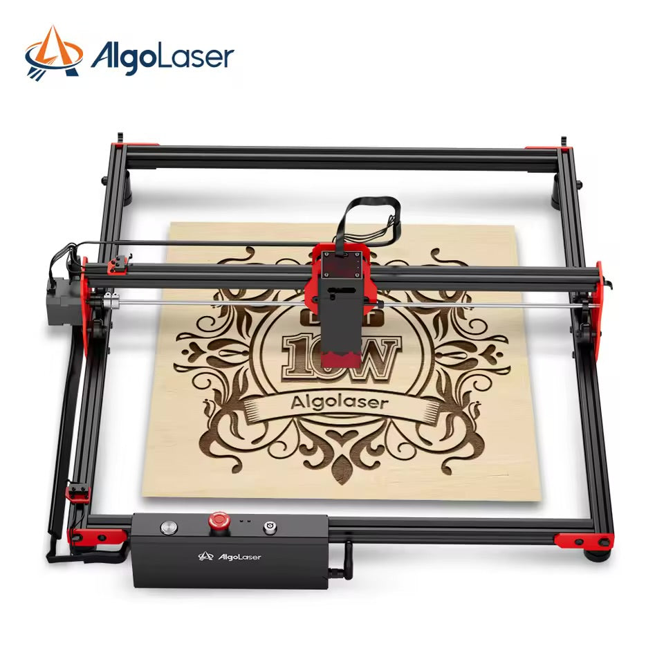AlgoLaser DIY KIT 5W 10W Output Marker DIY Desktop Mini Laser Engraver Cutter 400mm x 400mm