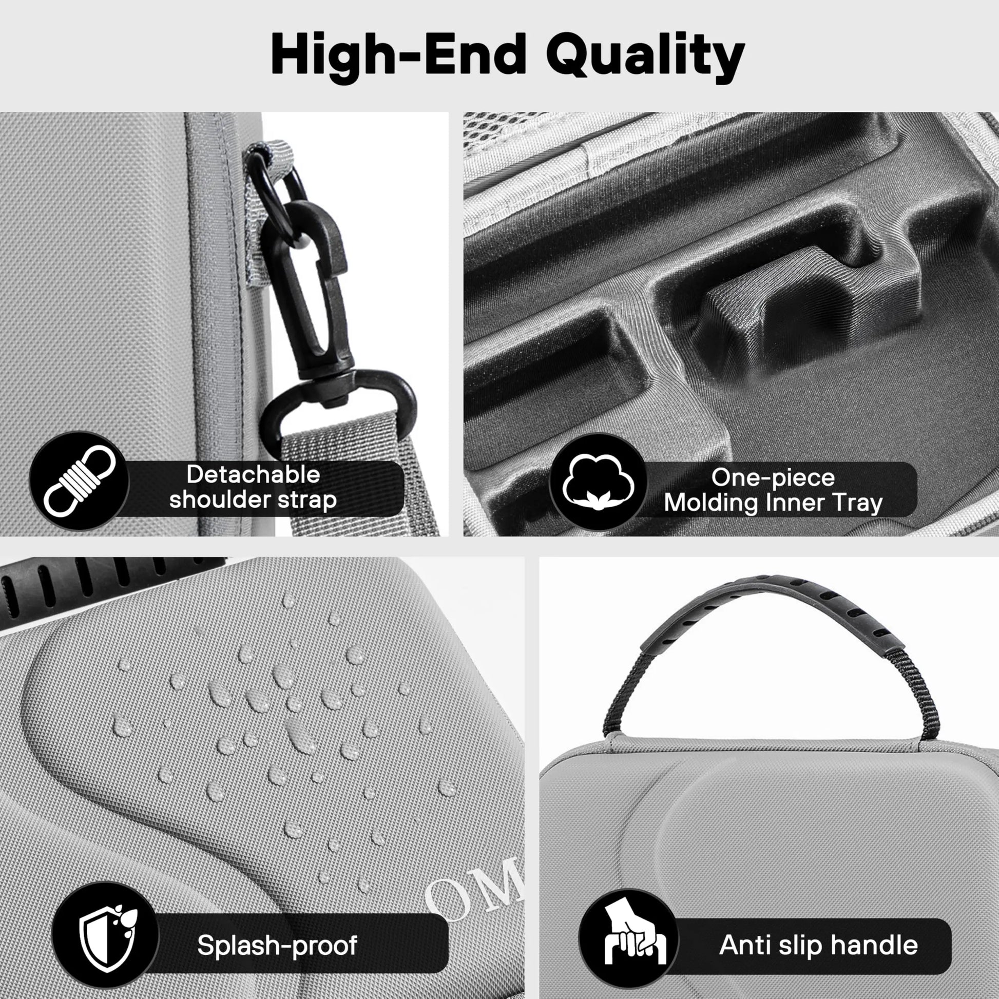 Osmo Mobile 7P Case,Portable PU Shoulder Bag for  OM 7 Pro/7 Gimbal Stabilizer Travel Case for  Osmo Mobile 7P Accessories